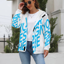 Lade das Bild in den Galerie-Viewer, Winterjacke Mit-klettverschluss Jacken A681 für Damen Frauen selbst gestalten und bedrucken
