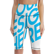 Lade das Bild in den Galerie-Viewer, Elegante Yoga Hose 1/2 Sporthose Damen / Frauen YJ047 selbst gestalten und bedrucken
