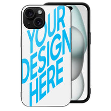Lade das Bild in den Galerie-Viewer, Glas Handyhülle (iPhone 15 Pro Max/Plus/Pro) mit Foto Design Motiv Text selbst gestalten und bedrucken
