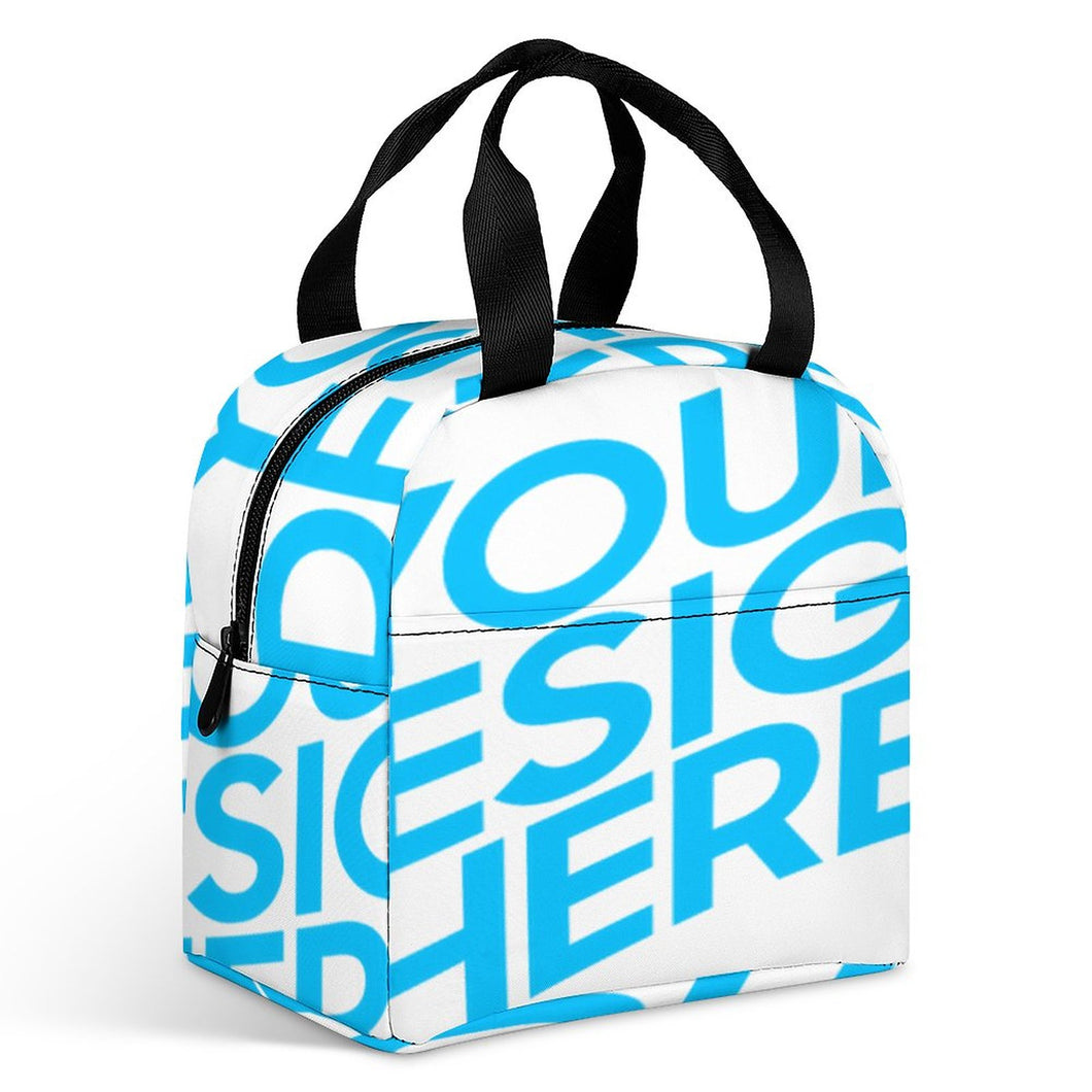 Einzelbilddruck Große Lunchtasche Kühltasche Isoliertasche Lunchbag Thermotasche mit Reißverschluss mit Fotos Muster Text Logo selbst gestalten und bedrucken