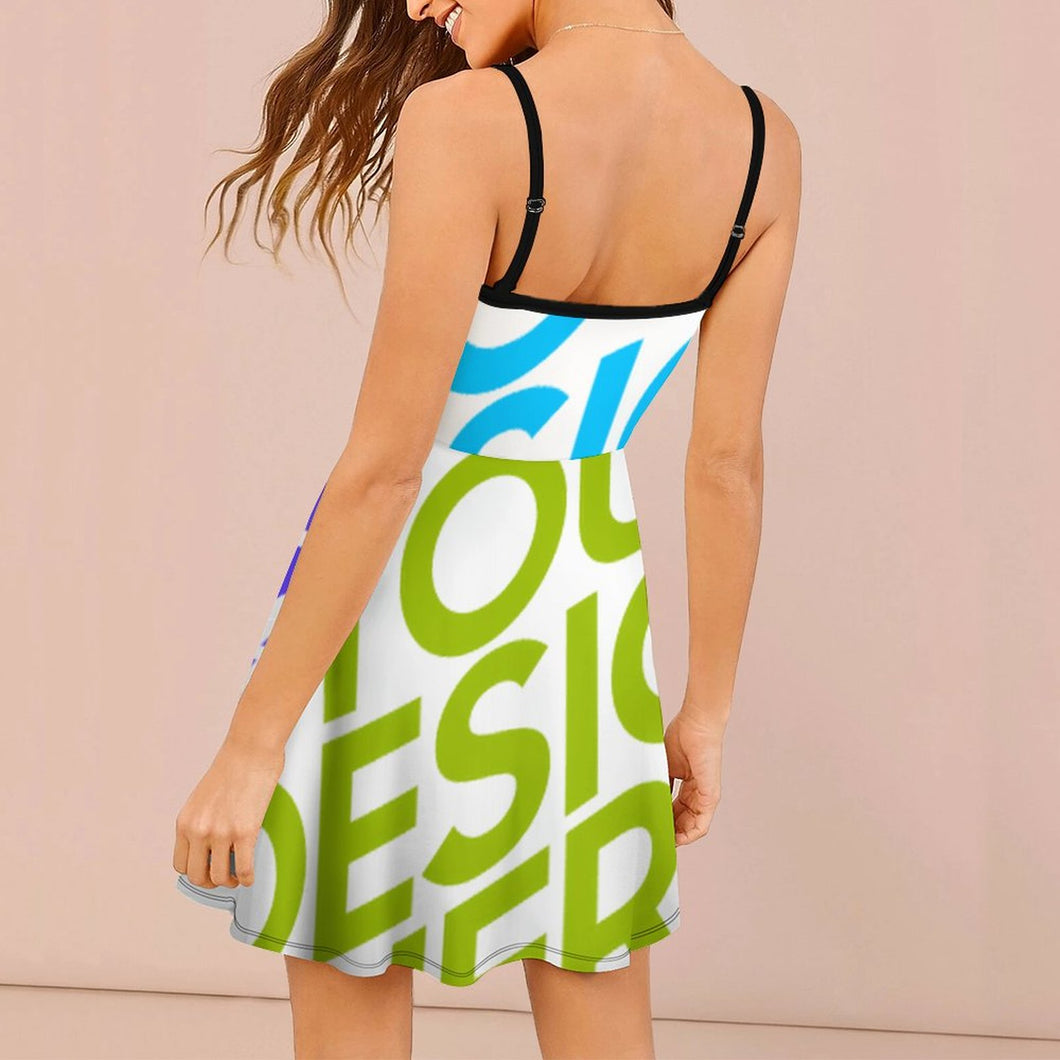 Multi-Image-Druck Damen / Frauen Slingkleid Sommer Strandkleid NZ002 mit Fotos Muster Text Logo selbst gestalten und bedrucken