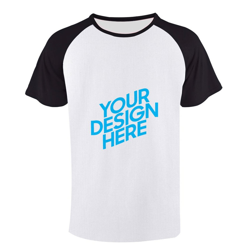 Herren Ärmel Raglan T-Shirt kurz selbst gestalten und bedrucken