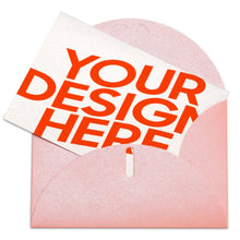 Lade das Bild in den Galerie-Viewer, Grußkarte Fotokarte Postkarte in horizontalen Version mit Fotos Muster Text Logo selbst gestalten und bedrucken
