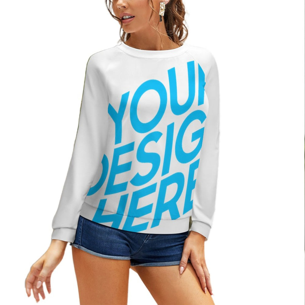 Rundhals-Sweatshirt Pullover mit Foto & Text selbst gestalten und bedrucken