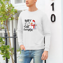 Lade das Bild in den Galerie-Viewer, 100% Baumwolle Rundhalspullover Sweatshirts Vorderdruck A-071 für Herren Männer mit Foto Text selbst gestalten und bedrucken
