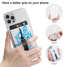 Lade das Bild in den Galerie-Viewer, Selbstklebender Smartphone Handy Kartenhalter mit Foto selbst gestalten und bedrucken
