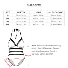 Lade das Bild in den Galerie-Viewer, Multi-Image-Druck Damen / Frauen Sexy Große Größe Badeanzug Swimsuit mit Shaping-Effekt YS20001 mit Fotos Muster Text Logo selbst gestalten und bedrucken
