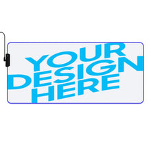 Lade das Bild in den Galerie-Viewer, Leuchtende Schreibtischunterlage Tischmatte Mauspad mit Fotos Muster Text Logo selbst gestalten und bedrucken
