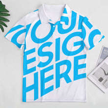 Lade das Bild in den Galerie-Viewer, Einzelbilddruck Sommer Polo Shirt Tshirt Herren / Männer B612 mit Fotos Muster Text Logo selbst gestalten und bedrucken
