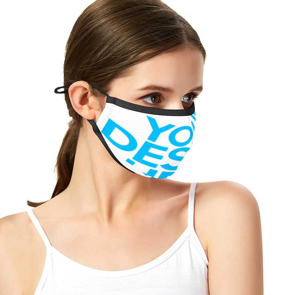 Atmungsaktive Mund-Nasen-Maske KZ12 Gesichtsmaske waschbar selbst gestalten