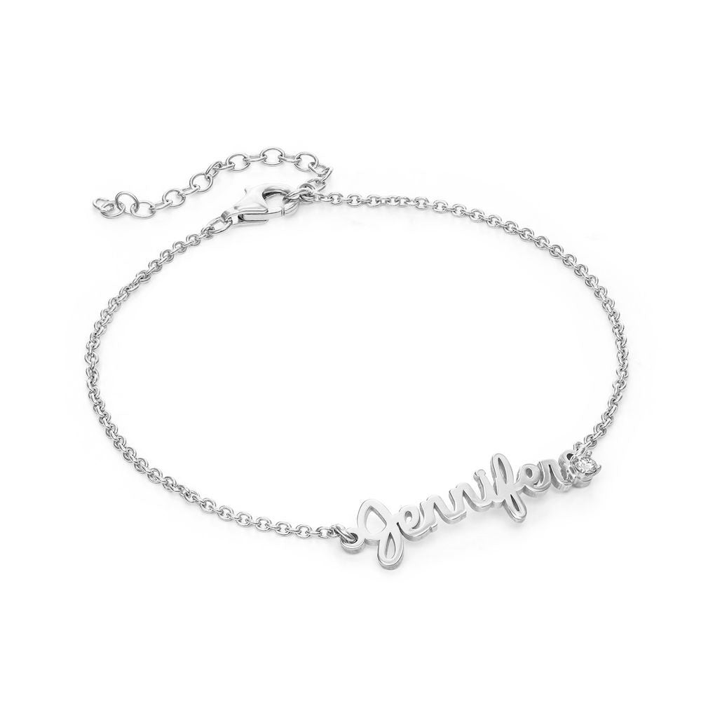 Winziges Armband S0006 mit Namen Gravur selbst gestalten