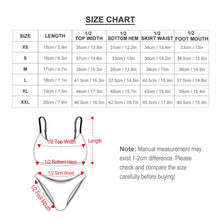 Lade das Bild in den Galerie-Viewer, Einzelbilddruck Push-Up Bustier Bikini Set 2 tlg. S100D55 Damen mit Foto Muster Text Logo selbst gestalten und bedrucken
