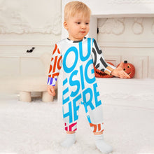 Lade das Bild in den Galerie-Viewer, Multi-Image-Design Langarmbody Baby Bodysuit Langarm QLR mit Foto Design Motiv Text selbst gestalten und bedrucken
