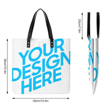 Lade das Bild in den Galerie-Viewer, Damen Leder Handtasche Shopper mit Foto Design Motiv Text selbst gestalten und bedrucken
