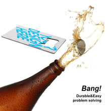Lade das Bild in den Galerie-Viewer, Bier Flaschenöffner aus Edelstahl mit Foto Text Logo selbst gestalten und bedrucken
