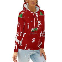 Lade das Bild in den Galerie-Viewer, Kapuzenpullover Sweatshirt Hoodie QH mit Knöpfen für Damen Frauen mit Foto selbst gestalten und bedrucken

