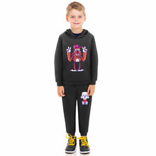 Lade das Bild in den Galerie-Viewer, 2-tgl. Set Jogging Sportanzug Sweatshirt Pullover Trainingsanzug Hoodie + Hose für Kinder- und Jugendliche Jungen Unisex mit Foto selbst gestalten und bedrucken
