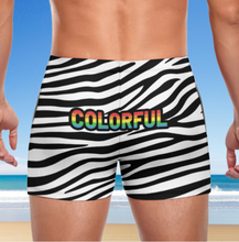 Lade das Bild in den Galerie-Viewer, Multi-Image-Druck Männer / Herren Badeshort Badehose Boxerbadehose mit Fotos Muster Text Logo selbst gestalten und bedrucken
