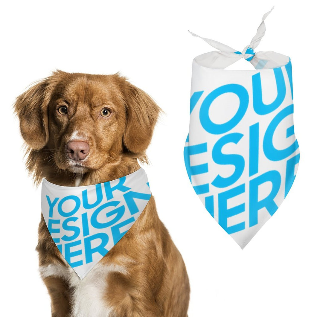 Haustier Schal Hundehalstuch mit Foto selbst gestalten und bedrucken