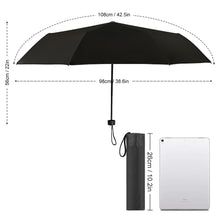 Lade das Bild in den Galerie-Viewer, 3-Falt Manueller Regenschirm Taschenschirm ZYS05-8K mit 3 Segmenten Außenvinyl / Innendruck mit Fotos Logos selbst gestalten und bedrucken

