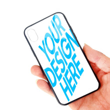 Lade das Bild in den Galerie-Viewer, Apple iPhone XR TPU Glas ausgezeichnete Handgefühl Handyhülle mit Foto selbst gestalten und bedrucken
