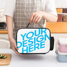 Lade das Bild in den Galerie-Viewer, Lunchtasche Thermotasche Kühltasche für Arbeit Büro Picknick isoliert mit Foto Design Motiv Text selbst gestalten und bedrucken
