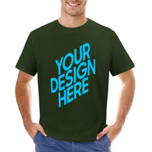 Lade das Bild in den Galerie-Viewer, Doppelseitiger Druck Kurzarm T-Shirt Rundhalsshirt Herren / Männer - selbst gestalten und bedrucken
