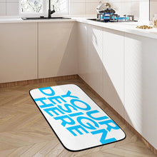 Lade das Bild in den Galerie-Viewer, Badematte Badewannenmatte Badteppich Fußmatte Bodenmatte Extra Lang 100x50cm schnell trocknend strapazierfähig pflegeleicht mit Foto Design Motiv Text selbst gestalten und bedrucken

