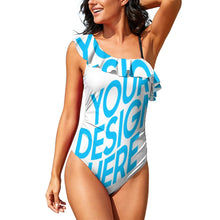 Lade das Bild in den Galerie-Viewer, Einzelbilddruck Badeanzug Damen / Frauen LT3173 Einteilig One-piece selbst gestalten und bedrucken
