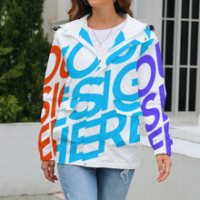Lade das Bild in den Galerie-Viewer, Multi-Image-Druck Digitalerdruck Damen / Frauen Kurzjacke Frühling Sommer A537 mit Fotos Muster Text Logo selbst gestalten und bedrucken
