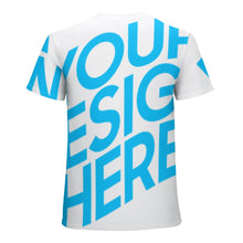 Lade das Bild in den Galerie-Viewer, Große Größen 100% Baumwolle Kurzarm T-Shirt TSHIRT Volldruck-T-Shirts ZP057 für Damen Frauen mit Foto Muster Text selbst gestalten und bedrucken
