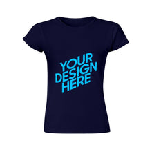 Lade das Bild in den Galerie-Viewer, Yama Einseitiger Druck Kurzarm-T-Shirts TSHIRT für Frauen selbst gestalten und bedrucken
