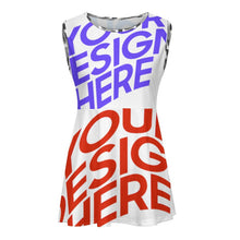 Lade das Bild in den Galerie-Viewer, Multi-Image-Design Cheerleader Kostüm Kleid Uniform Frauen mit Ihrem Foto Design Motiv Text selbst gestalten und bedrucken
