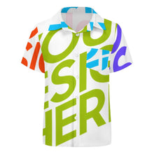 Lade das Bild in den Galerie-Viewer, Multi-Image-Design Kinder Jungen Kurzarmhemd Kurzärmeliges Hemd 225 mit Foto Design Motiv Text selbst gestalten und bedrucken
