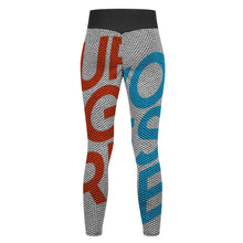 Lade das Bild in den Galerie-Viewer, Multi-Image-Druck Wabenmuster Yoga Hose Lang Legging YJ050 mit Fotos Muster Text Logo selbst gestalten und bedrucken
