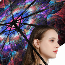 Lade das Bild in den Galerie-Viewer, 3-Falt Automatikschirm Taschenschirm Regenschirm ZYS06-8K Innendruck / Außenvinyl mit All-Over-Druck selbst gestalten und bedrucken
