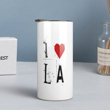 Lade das Bild in den Galerie-Viewer, 304 Edelstahl Vertikale Becher mit Deckel Thermobecher 300ml mit Fotos Muster Text Logo selbst gestalten und bedrucken
