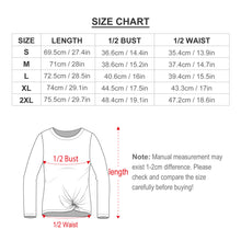 Lade das Bild in den Galerie-Viewer, Langarmshirt Rundhalsshirt Voll-Druck HL für Damen Frauen mit Foto Muster Text selbst gestalten und bedrucken
