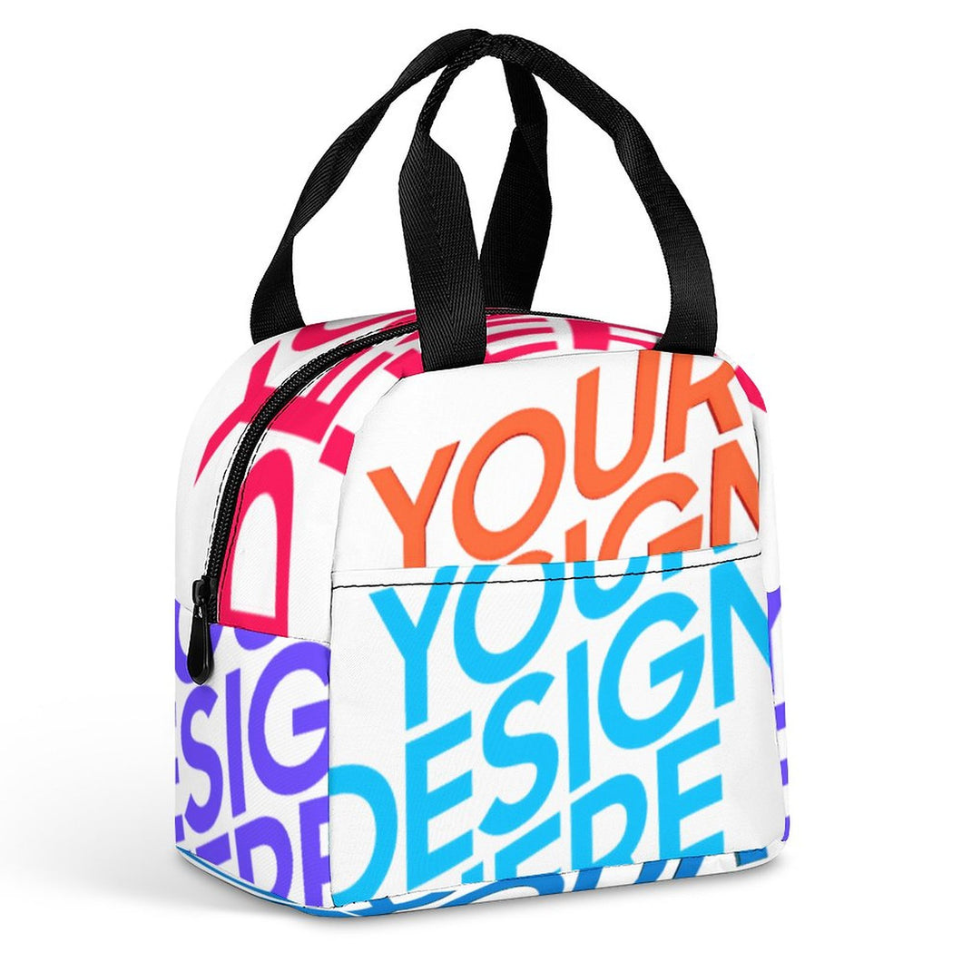 Multi-Image-Druck Lunchtasche Kühltasche Isoliertasche Lunchbag Thermotasche mit Reißverschluss mit Fotos Muster Text Logo selbst gestalten und bedrucken