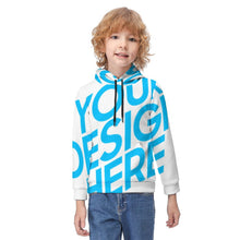 Lade das Bild in den Galerie-Viewer, Kapuzensweatshirt Hoodiesweatshirt Sportswear Unisex für Kinder mit Foto Text selbst gestalten und bedrucken
