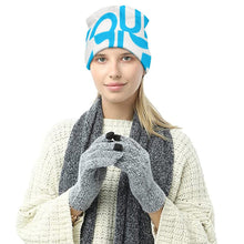 Lade das Bild in den Galerie-Viewer, Einzelbilddruck Volldruck Strickmütze Beanie Wintermütze für Herren und Damen mit Fotos Muster Text Logo selbst gestalten und bedrucken
