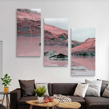 Lade das Bild in den Galerie-Viewer, 3 Panel hängende Poster vertikal 1:2 / Leinwandbild 3-teilig / Leinwand Malerei Wandbilder mit Foto selbst gestalten und bedrucken
