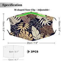 Lade das Bild in den Galerie-Viewer, 3 Stück / Packung Erwachsene Alltagsmaske Mund-Nasen-Maske Gesichtsmaske mit Filtern 20*15cm mit verstellbaren Ohrenschlaufen selbst gestalten und bedrucken

