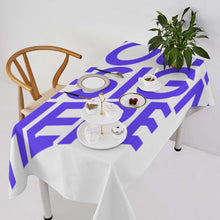 Lade das Bild in den Galerie-Viewer, Flachs Tischdecke Tischtuch mit Foto Design Motiv Text selbst gestalten und bedrucken
