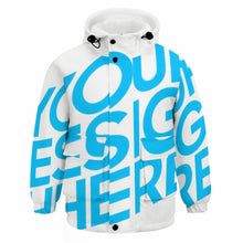 Lade das Bild in den Galerie-Viewer, Modische warme Winterjacke Kurzjacke Printjacke A679 für Kinder- und Jugendliche Jungen mit Foto Muster Text selbst gestalten und bedrucken

