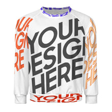 Lade das Bild in den Galerie-Viewer, Multi-Image-Design Herren / Männer Sweatshirt Pullover A27H mit Foto Design Motiv Text selbst gestalten und bedrucken
