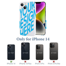 Lade das Bild in den Galerie-Viewer, Handyhülle Smartphone-Hülle für Apple iPhone 14/iPhone 14 Plus/iPhone 14 Pro/iPhone 14 Pro Max mit Foto Design Motiv Text selbst gestalten und bedrucken
