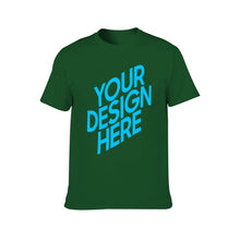 Lade das Bild in den Galerie-Viewer, Kurzarm T-Shirt 100% Baumwolle mit Rundausschnitt - Herren / Männer - selbst gestalten und bedrucken mit Ihren Fotos/Bildern oder Text
