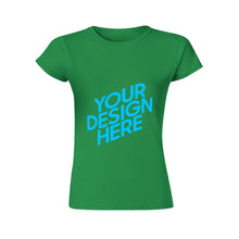Lade das Bild in den Galerie-Viewer, Yama Einseitiger Druck Kurzarm-T-Shirts TSHIRT für Frauen selbst gestalten und bedrucken
