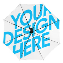 Lade das Bild in den Galerie-Viewer, 3-Falt Manueller Regenschirm Taschenschirm ZYS05-8K mit 3 Segmenten Außenvinyl / Innendruck mit Fotos Logos selbst gestalten und bedrucken
